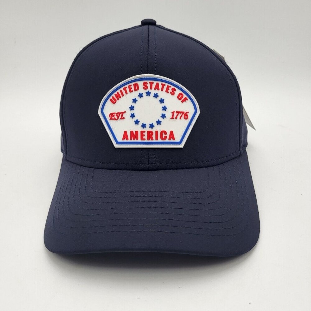 United States Of America 1776 Hat Cap Snapback Blue White Red 4th Of July Mens